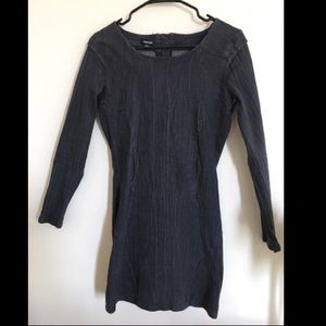 BEBE sexy Denim long sleeve mini dress! Medium